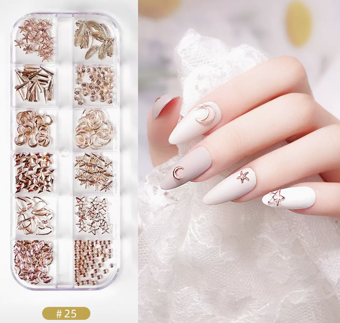 Hot Recommended Nail Art Accessories DIY Sequins and Diamonds (25)