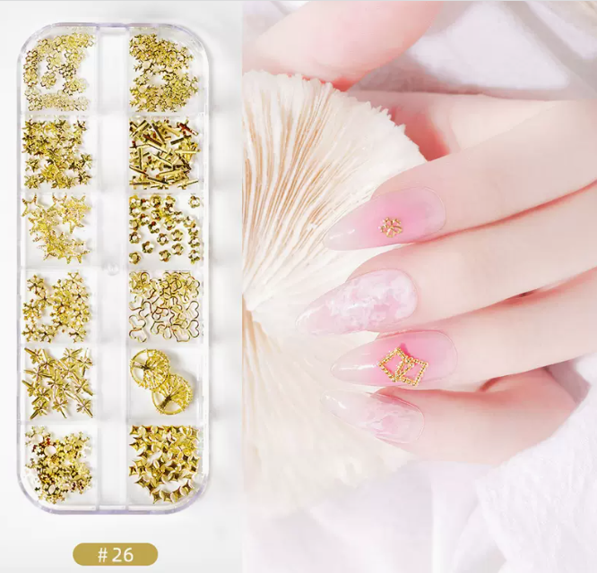 Hot Recommended Nail Art Accessories DIY Sequins and Diamonds (26)