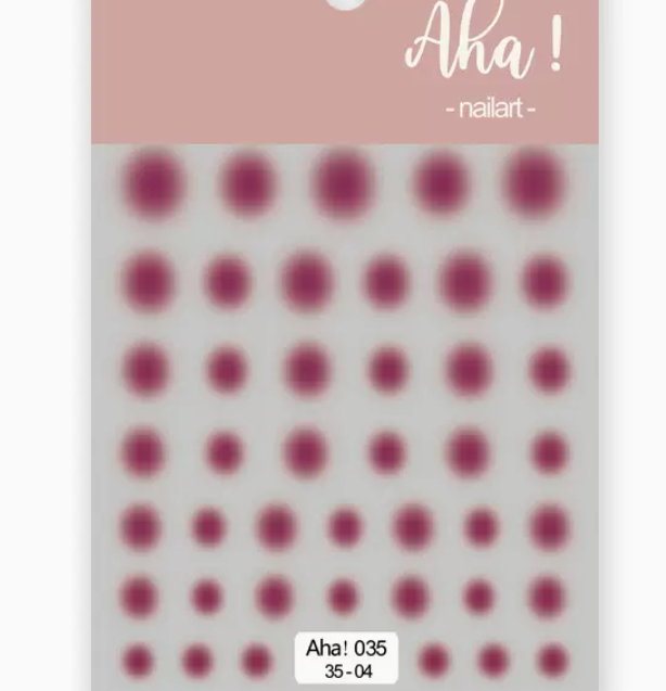 Popular manicure smudged gradient stickers (035-4)