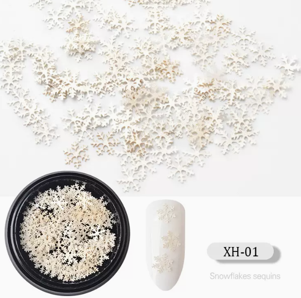 Hot Recommended Nail Art Accessories Christmas Nail Art Sequins XH01 (1 small bottle)