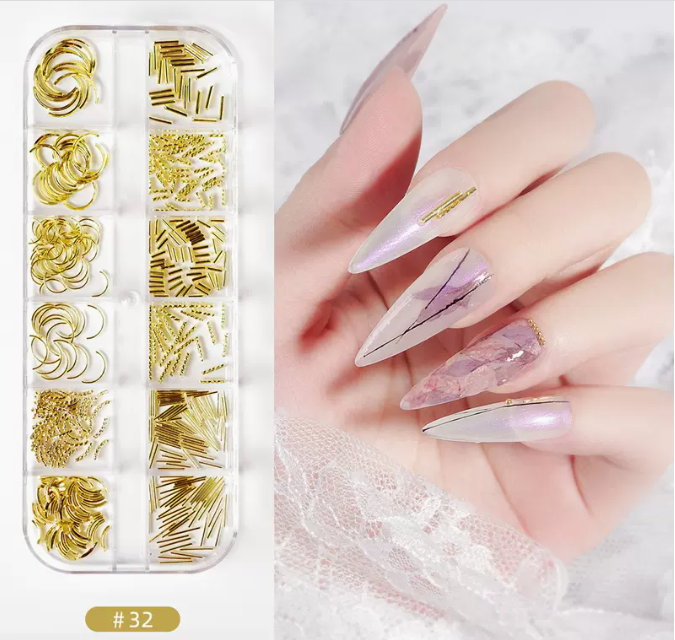 Hot Recommended Nail Art Accessories DIY Sequins and Diamonds (32)