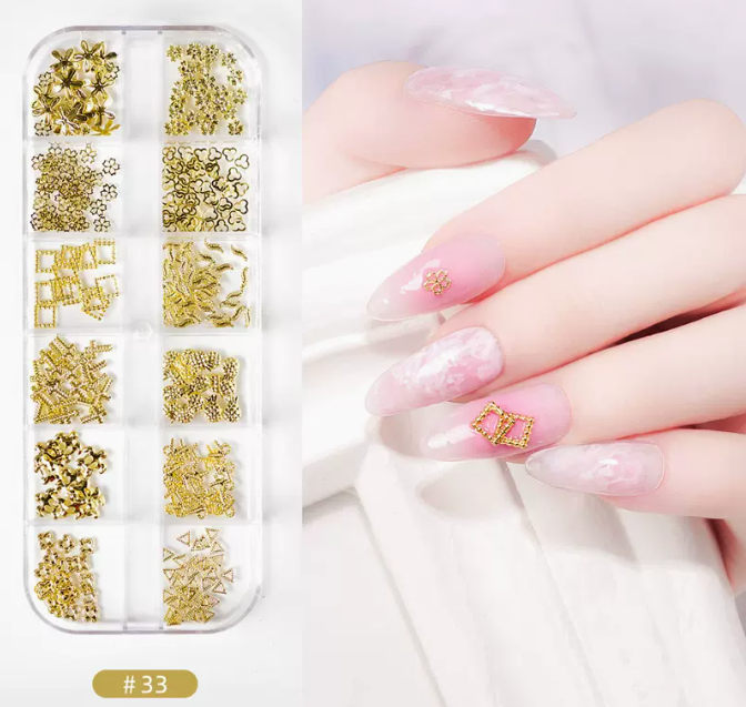 Hot Recommended Nail Art Accessories DIY Sequins and Diamonds (33)