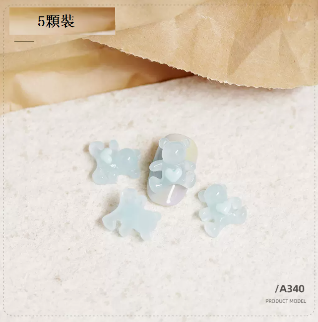 Hot Recommended Nail Art Accessories Cartoon Accessories 340 (Pack of Five)