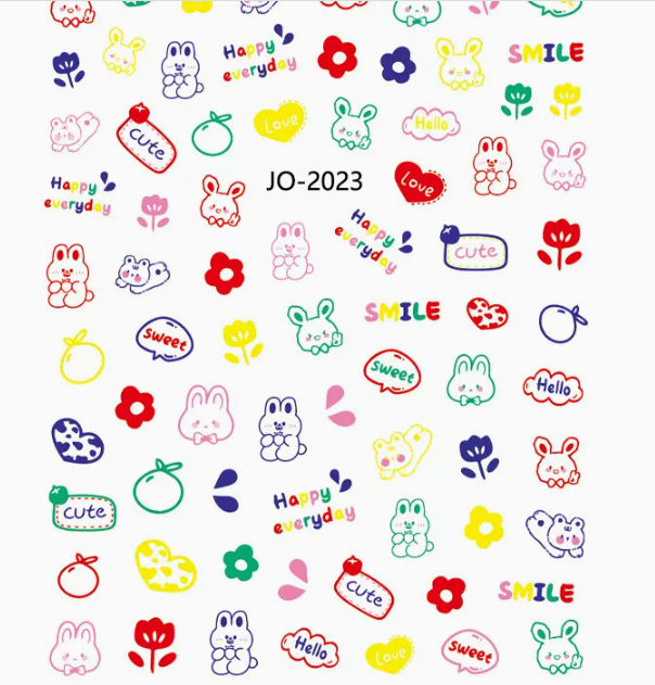 熱推美甲卡通貼紙（2023）