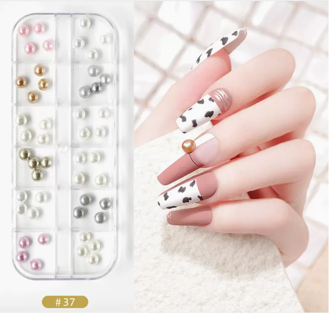 Hot Recommended Nail Art Accessories DIY Sequins and Diamonds (37)