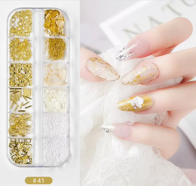 Hot Recommended Nail Art Accessories DIY Sequins and Diamonds (41)