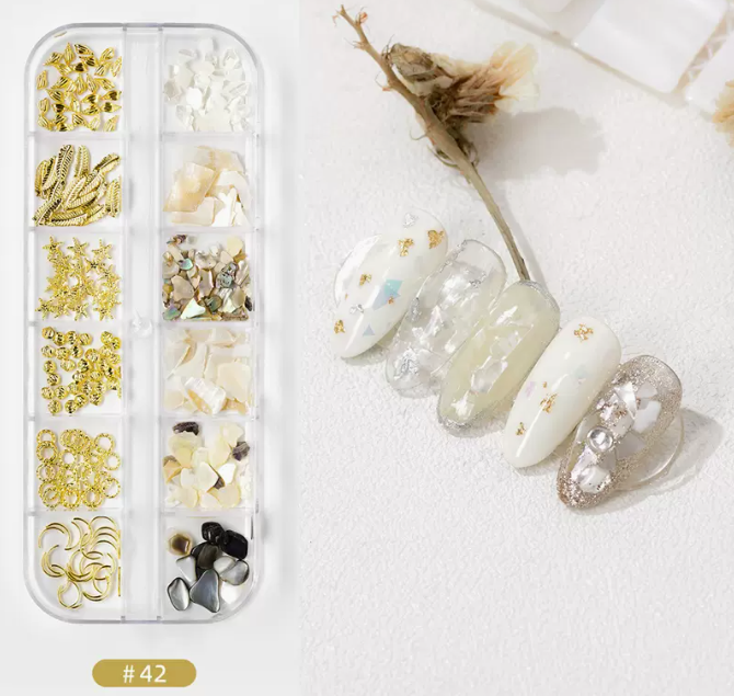 Hot Recommended Nail Art Accessories DIY Sequins and Diamonds (42)