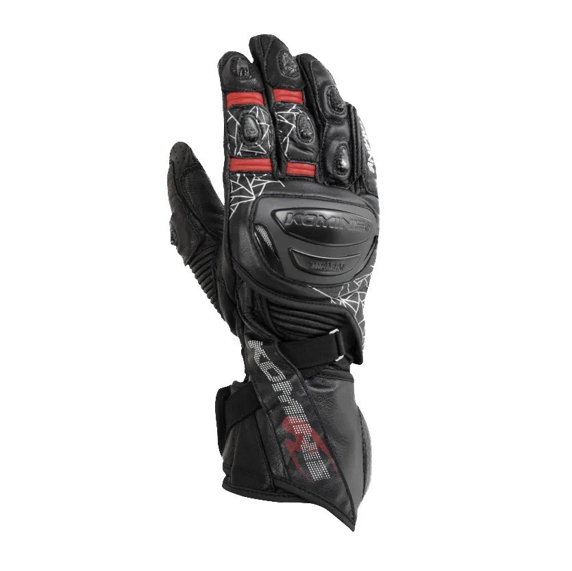 KOMINE GK-235 鈦合金防摔手套 長手套 賽道 可觸控 透氣