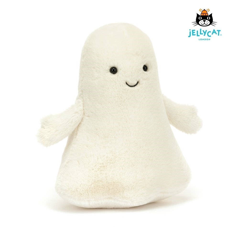 【樂森藥局】英國 Jellycat Ooky Ghost 瘋狂小幽靈 14cm/公分、絨毛玩偶