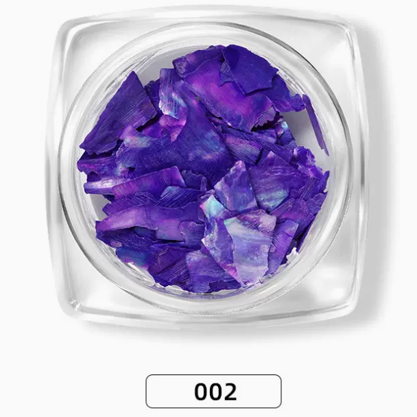 熱推美甲飾品 天然幻彩高亮貝殼片（002）