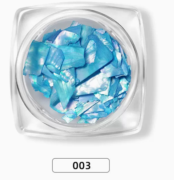 熱推美甲飾品 天然幻彩高亮貝殼片（003）