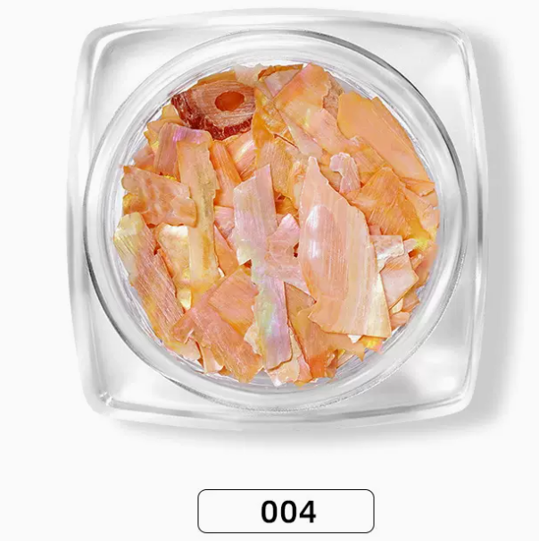 熱推美甲飾品 天然幻彩高亮貝殼片（004）