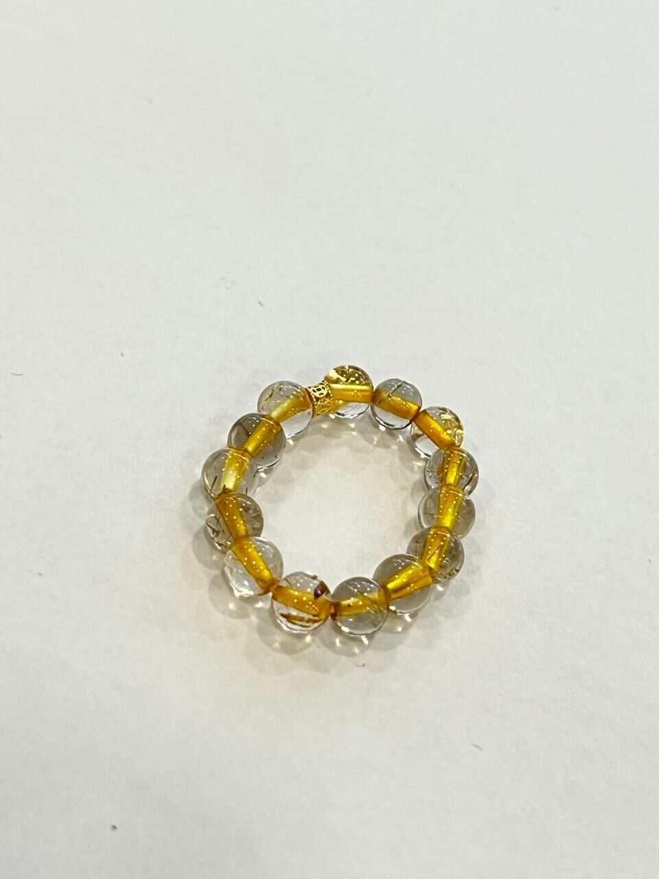 [S] GEMZ & CO ZBA GOLD RUTILE RING, Y66 (Y66)