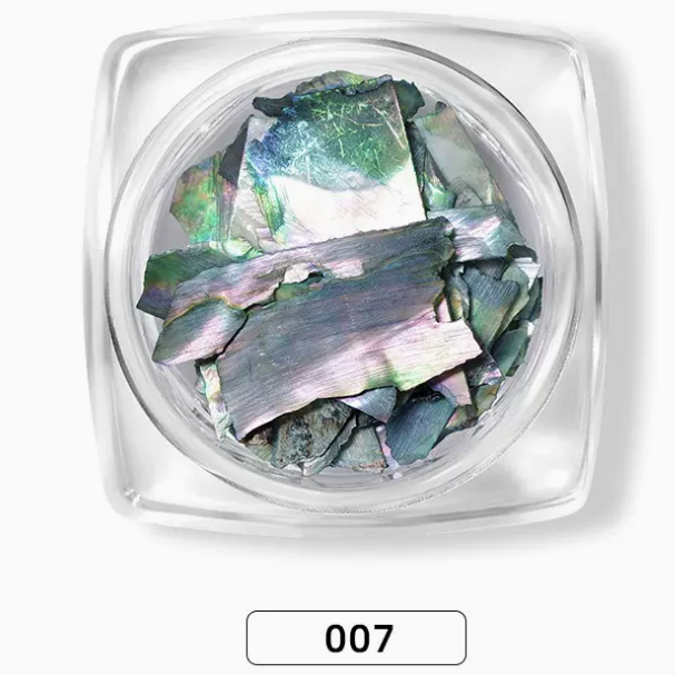 熱推美甲飾品 天然幻彩高亮貝殼片（007）
