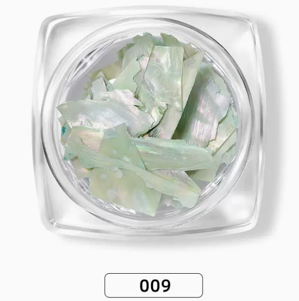 熱推美甲飾品 天然幻彩高亮貝殼片
