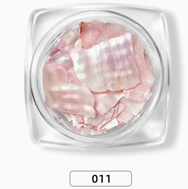 熱推美甲飾品 天然幻彩高亮貝殼片