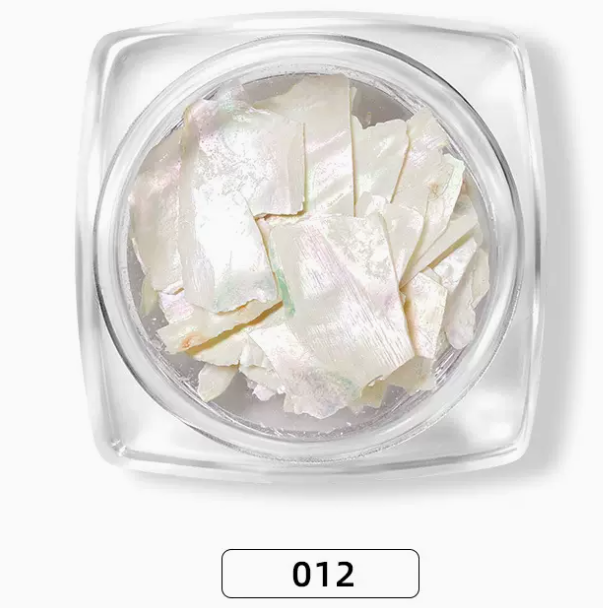 熱推美甲飾品 天然幻彩高亮貝殼片