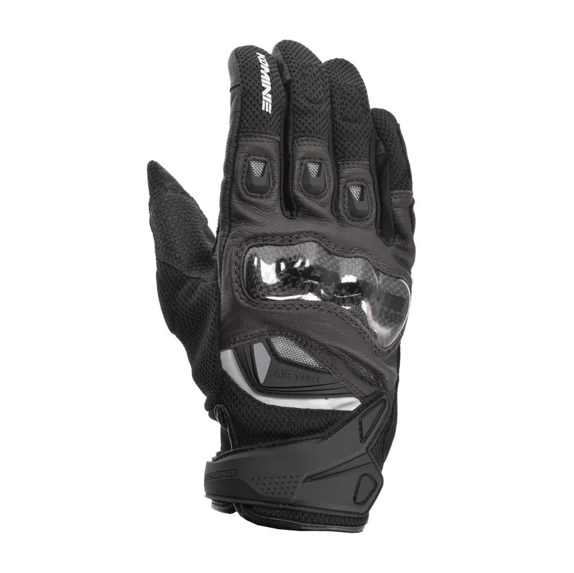 KOMINE GK224 夏季透氣短手套 碳纖維