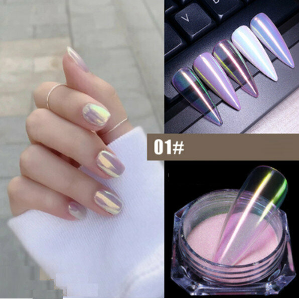 Hotly Recommended Nail Art Aurora Powder (Neon Light)
