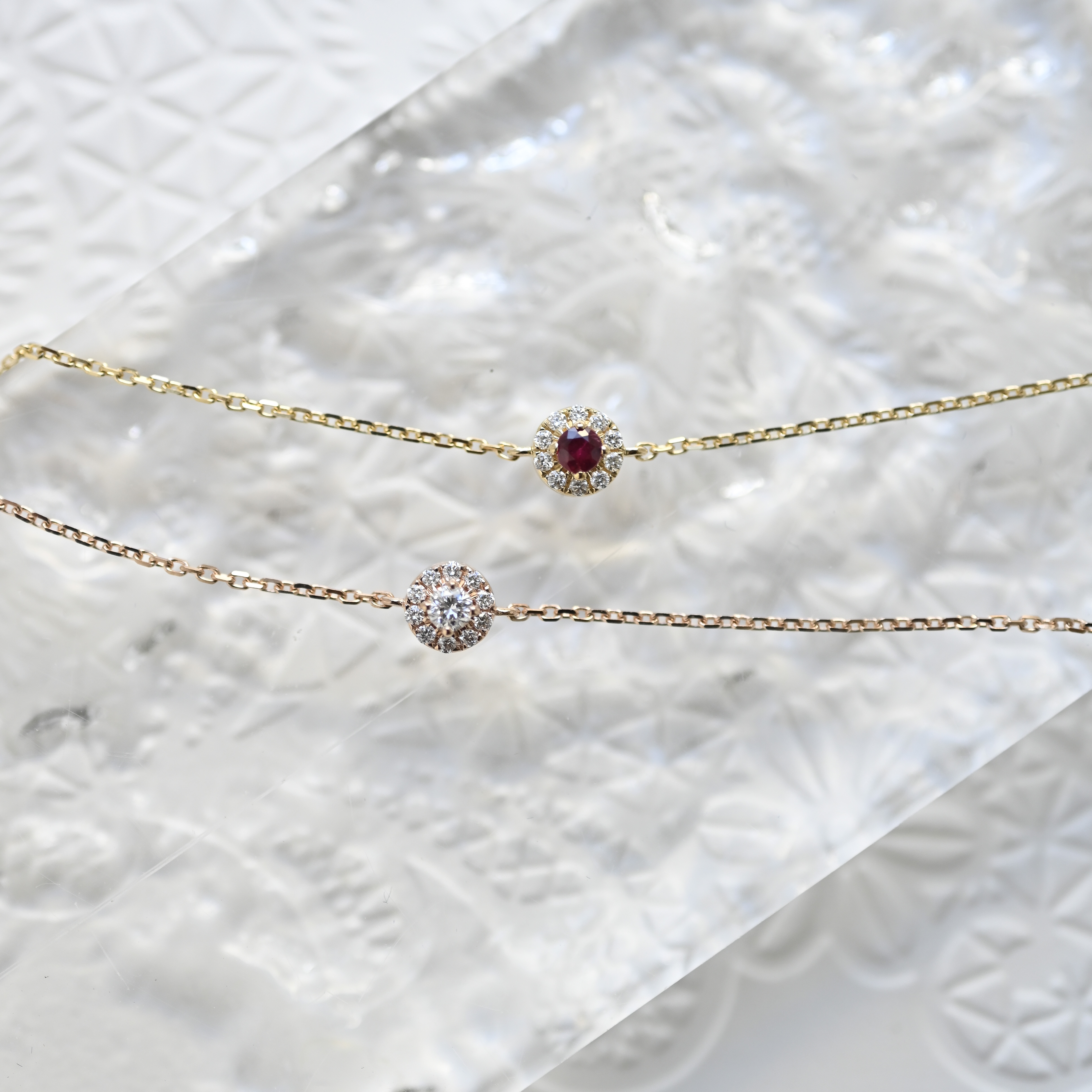 18k Chauh Diamond Bracelet