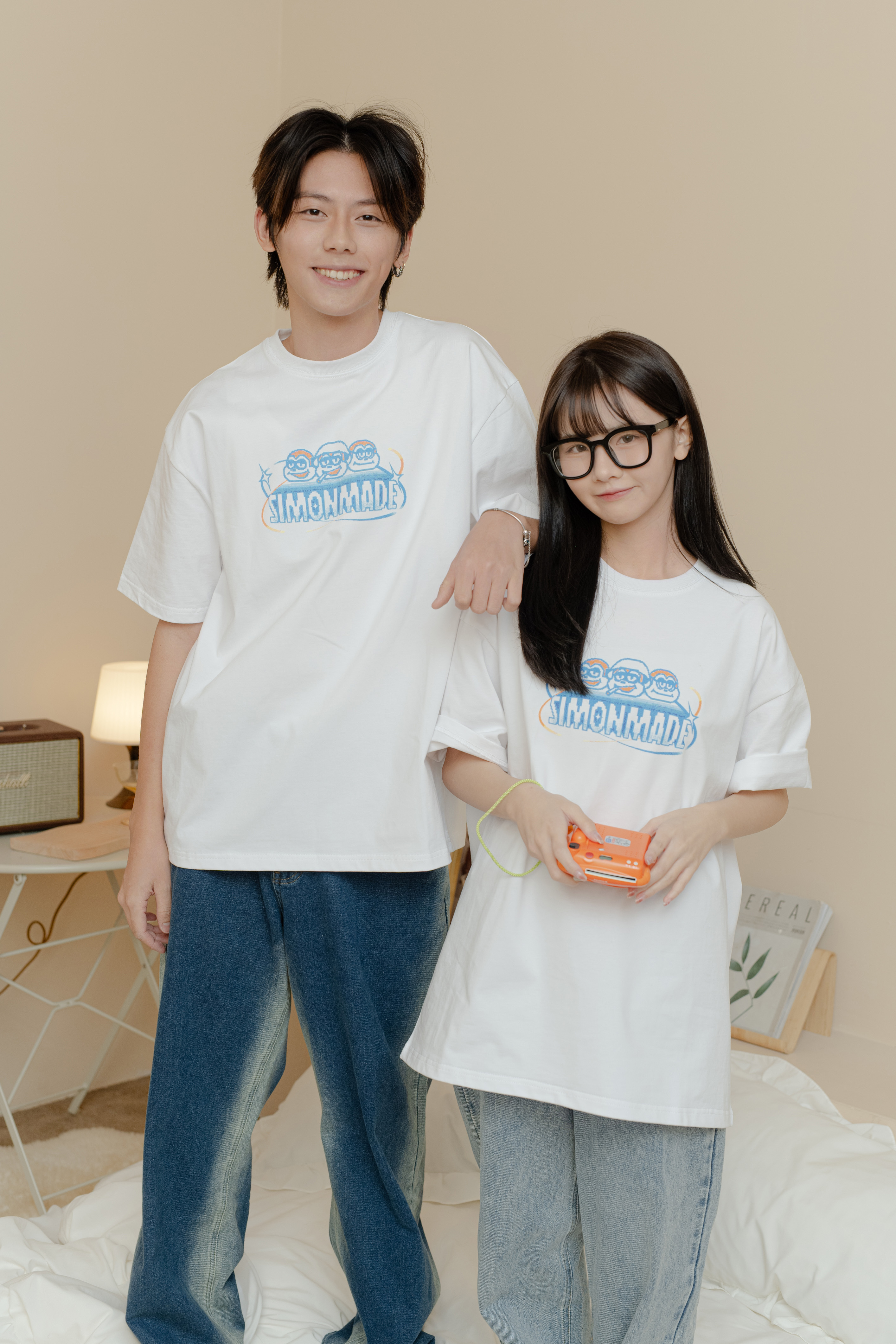 SIMON MADE MK-0402 SIMON FRIEND Y2K 電玩 短T