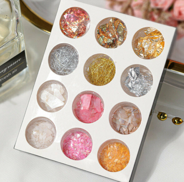 Hot Push Nail Chips (Shell Mix Set-1#)