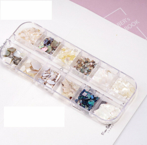 Hot push nail pieces (primary color shell set-2#)
