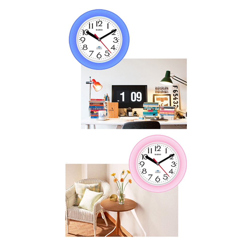 【BARSO】BS-701 莫蘭迪系列 防水 座掛 兩用鐘