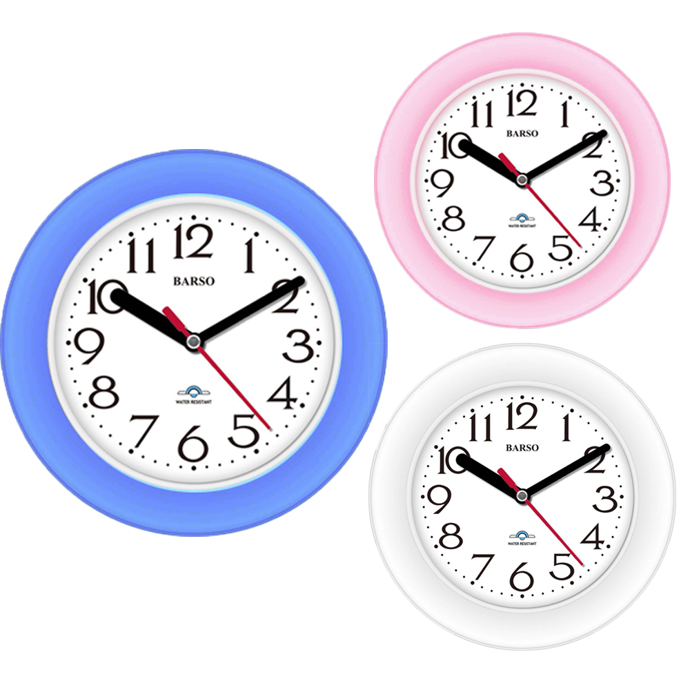 【BARSO】BS-701 莫蘭迪系列 防水 座掛 兩用鐘