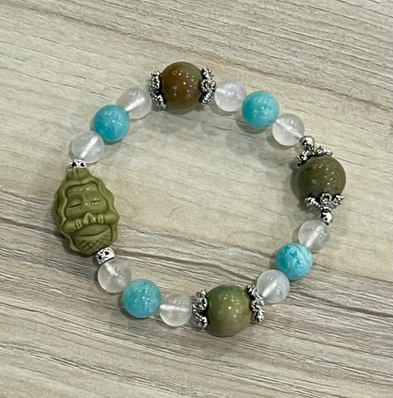 [S] GEMZ & CO ZBA ALASHAN AGATE/LARIMAR/MOONSTONE/8MM/9MM/11MM BLT, Y72 (Y72)