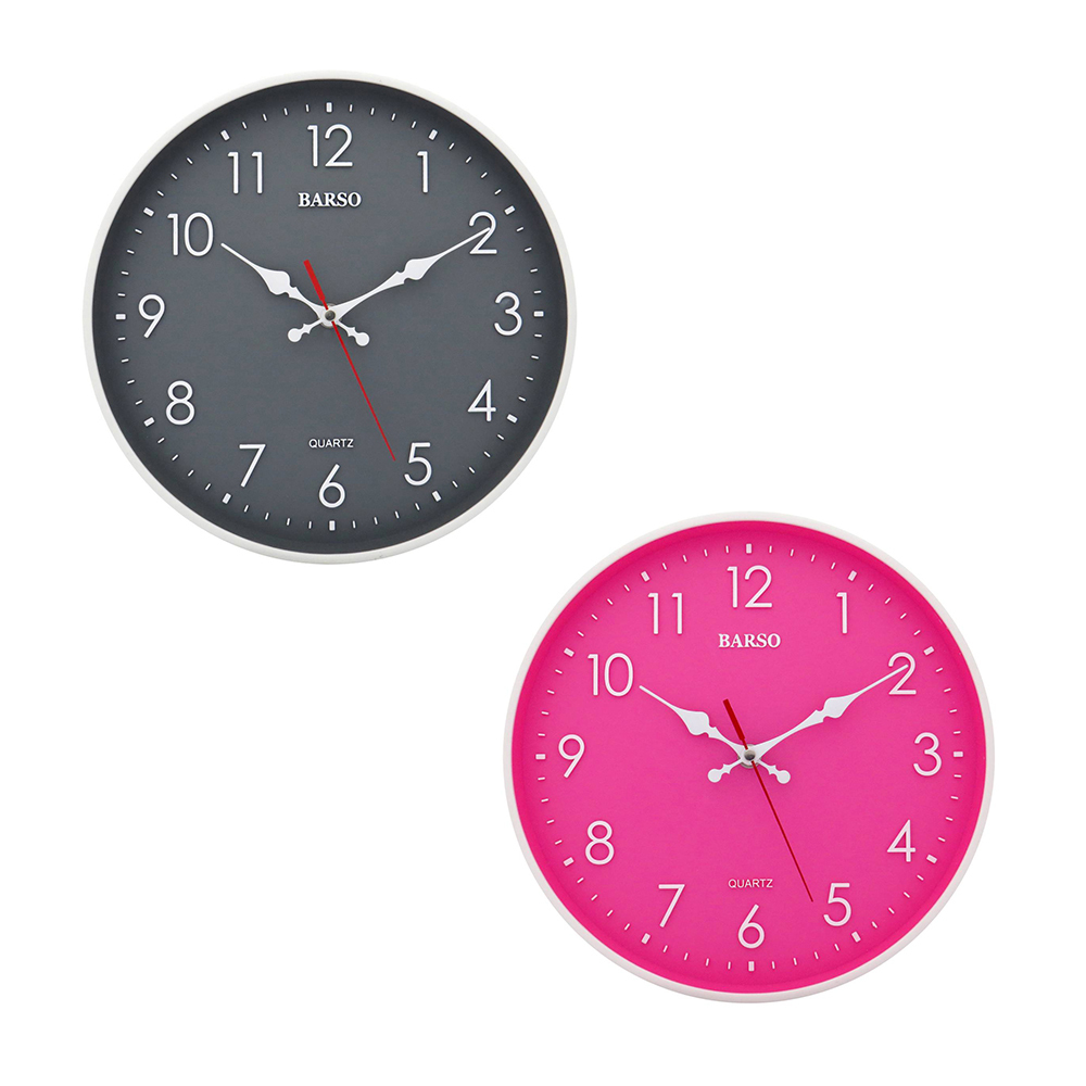 【BARSO】BS-706 簡約 時尚 立體 數字 掛鐘