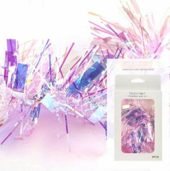 Hotly recommended nail glitter stickers [Aurora Cellophane-2#]