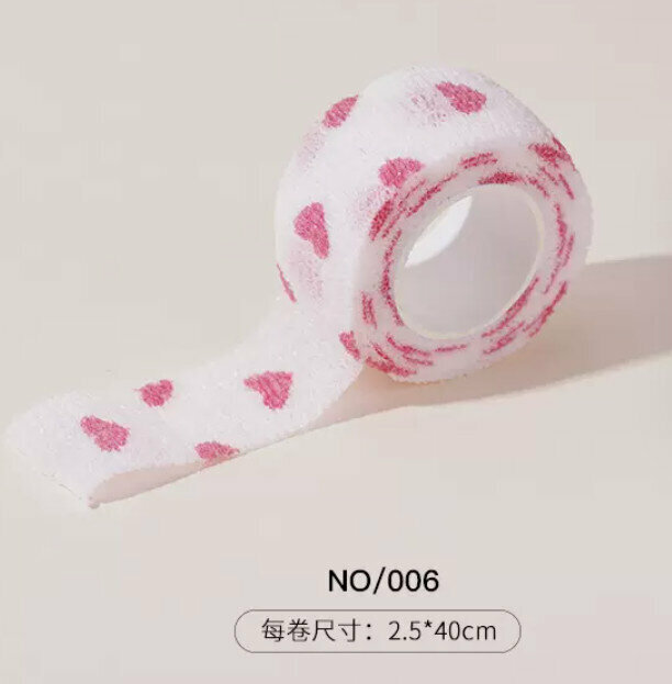 New manicure tool finger bandage (pink heart 006)