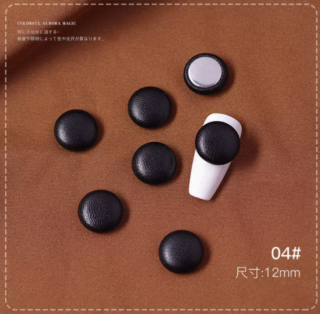 熱推美甲飾品 復古小香風紐扣04#（5顆裝)