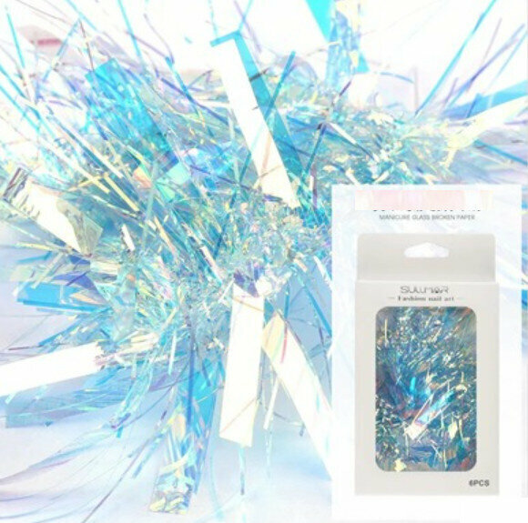 Hotly recommended nail glitter stickers [Aurora Cellophane-5#]