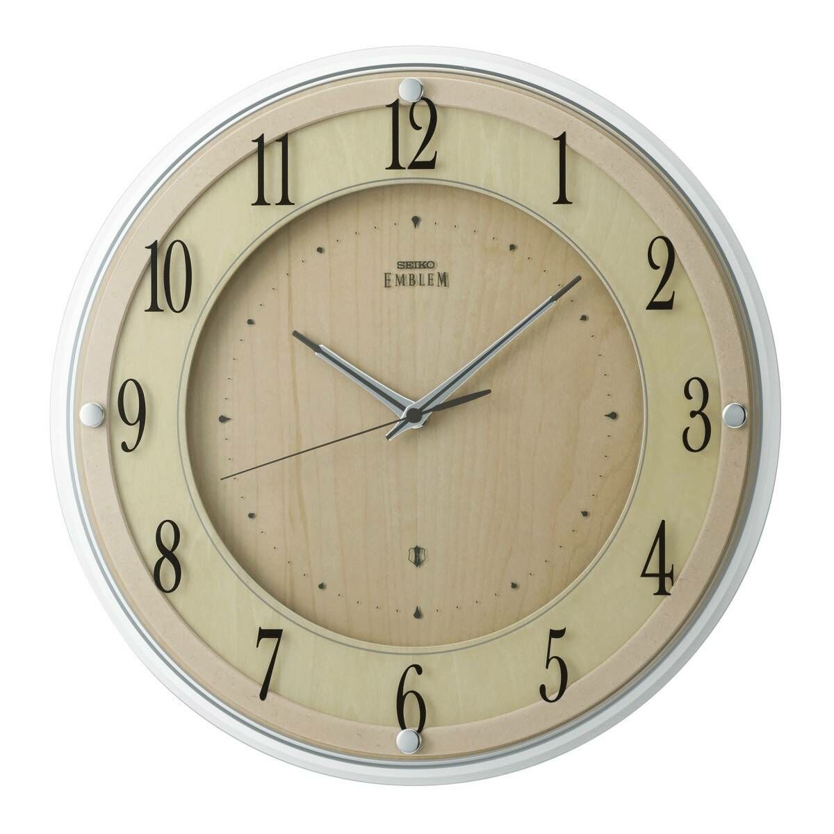 (預購)【SEIKO日本精工】 AHS558A AHS558B 極簡 簡約 文青風 滑動式秒針 靜音 掛鐘 時鐘