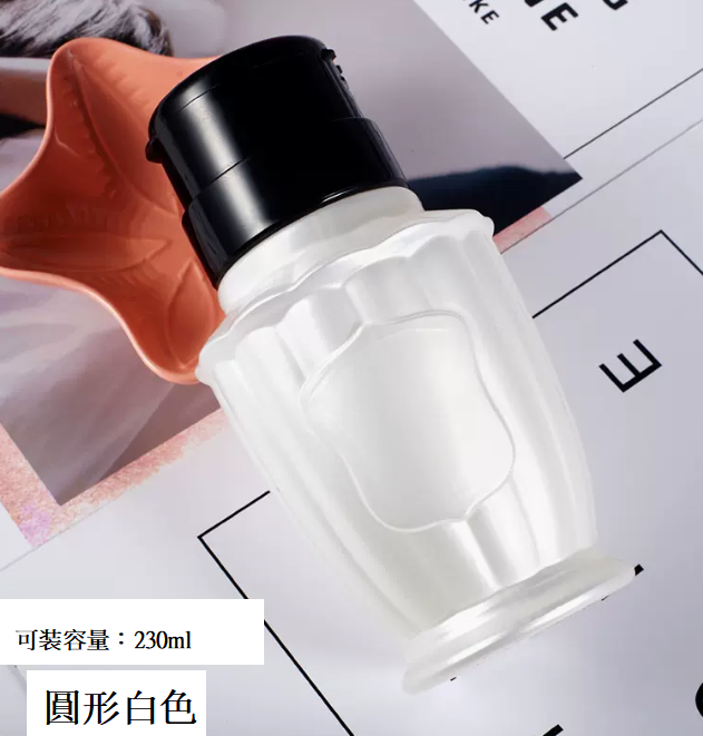New manicure tool Macaron press bottle round white