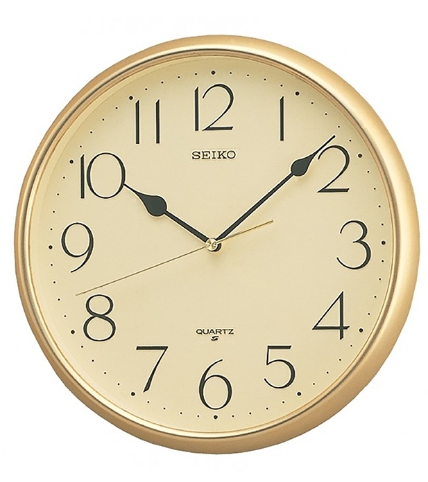 【SEIKO 日本精工】QXA001G QXA001S 現代感 簡約 經典 白色面 阿拉伯數字 掛鐘 時鐘