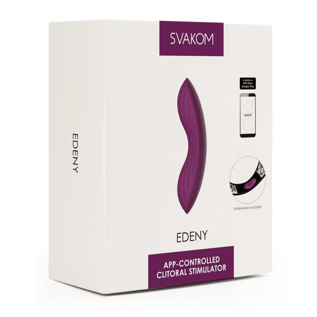 SVAKOM - Edeny APP控制陰蒂震動器 紫色