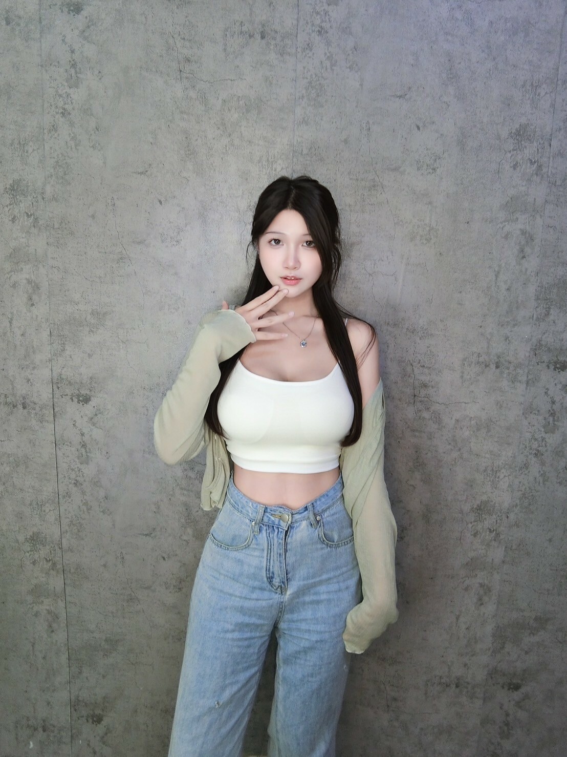 透膚輕盈木耳邊冷氣衫*超優版*