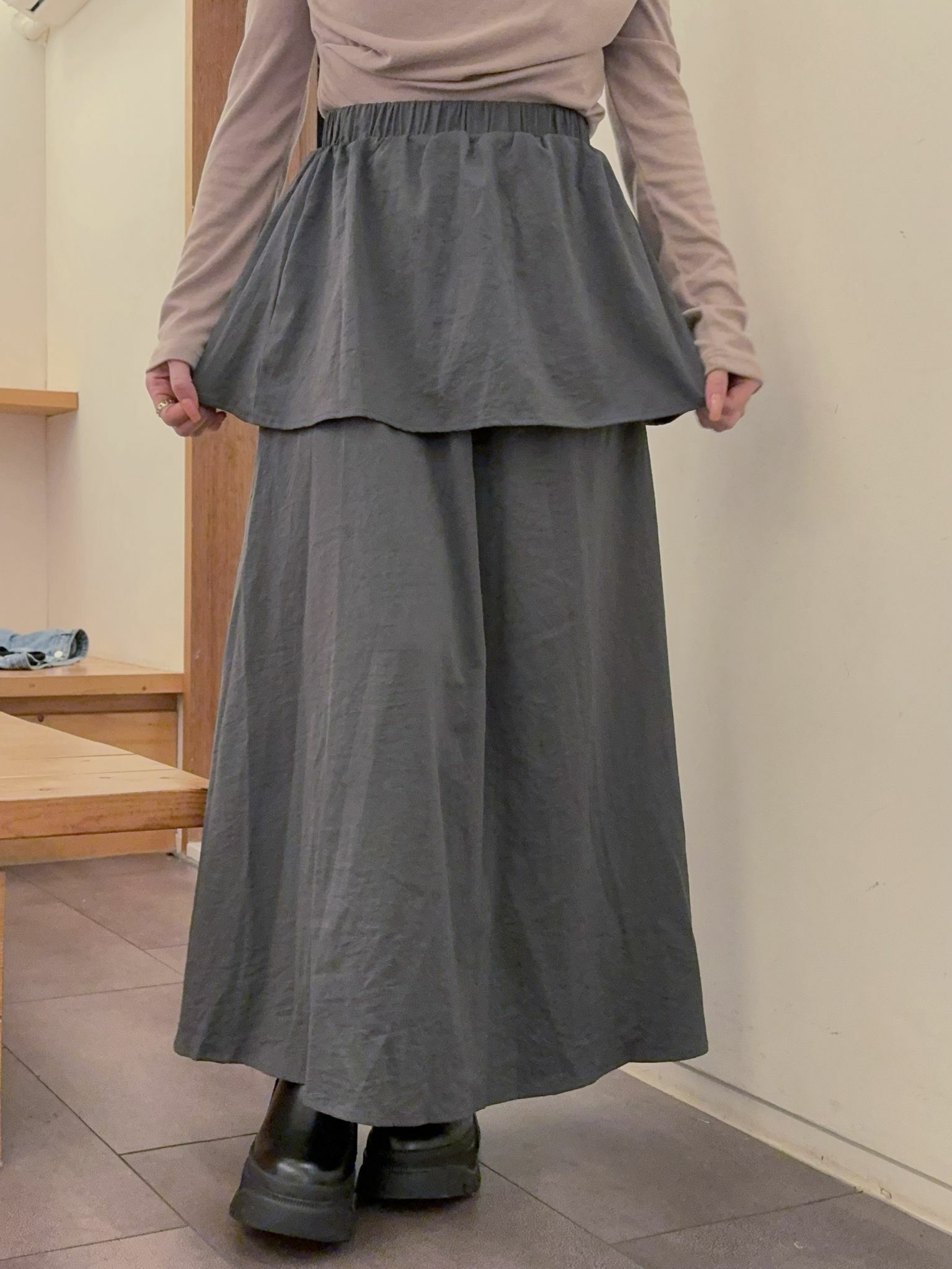 SK#6367 🤍一起長短裙