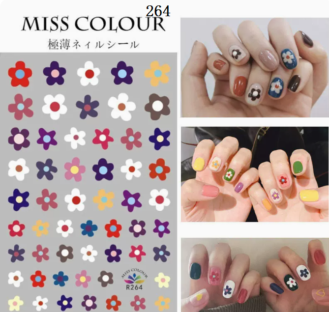 Hot Recommended Nail Art Small Fresh Series Stickers (264#)