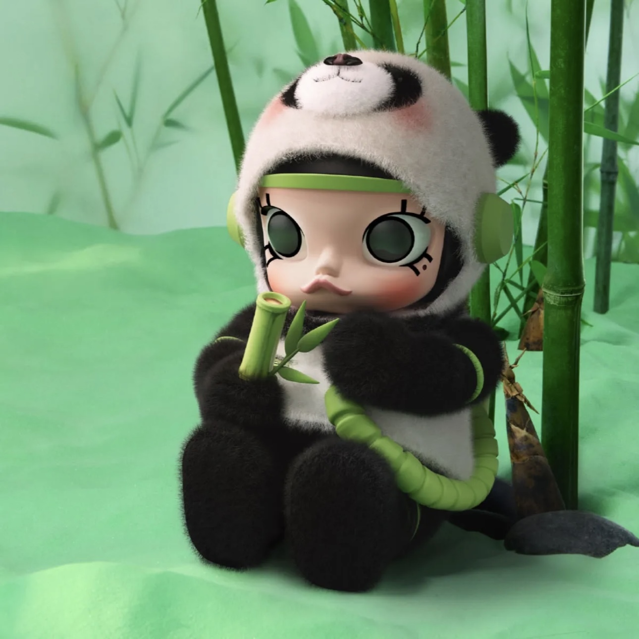 POPMART泡泡瑪特 MEGA SPACE MOLLY 400% 熊貓 公仔