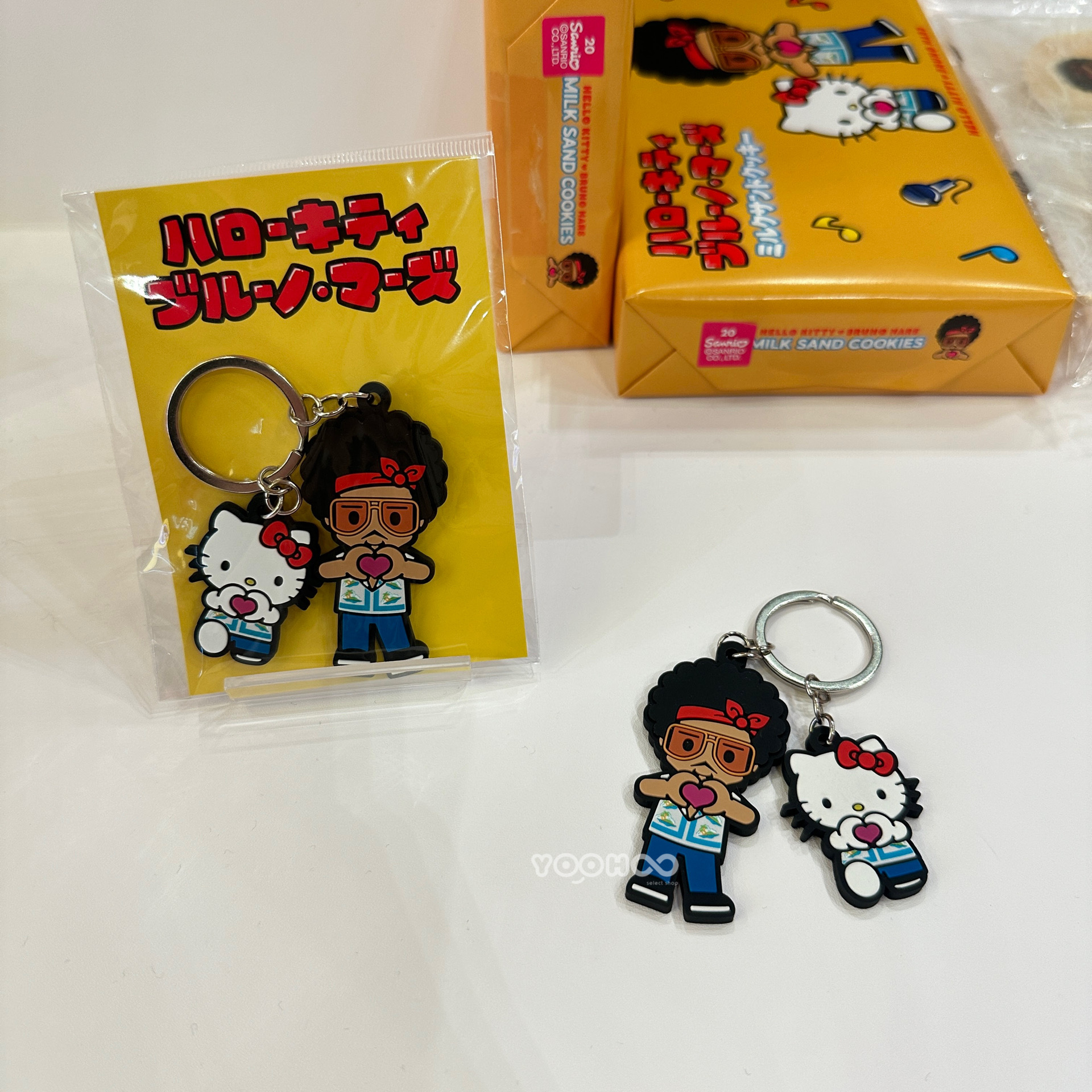 現貨┃BRUNO MARS x HELLO KITTY 火星人布魯諾 第2弾 聯名 RUBBER KEYCHAIN 鑰匙圈