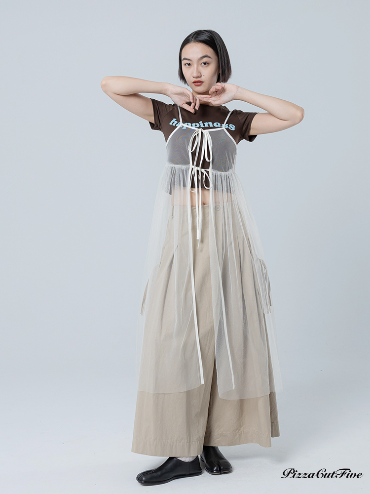 [SALE]透膚網紗造型洋裝 PizzaCutFive PCF243487001