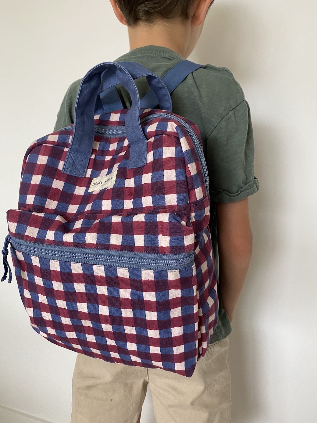 迷霧藍榴紅雙色 | 幼童後背包