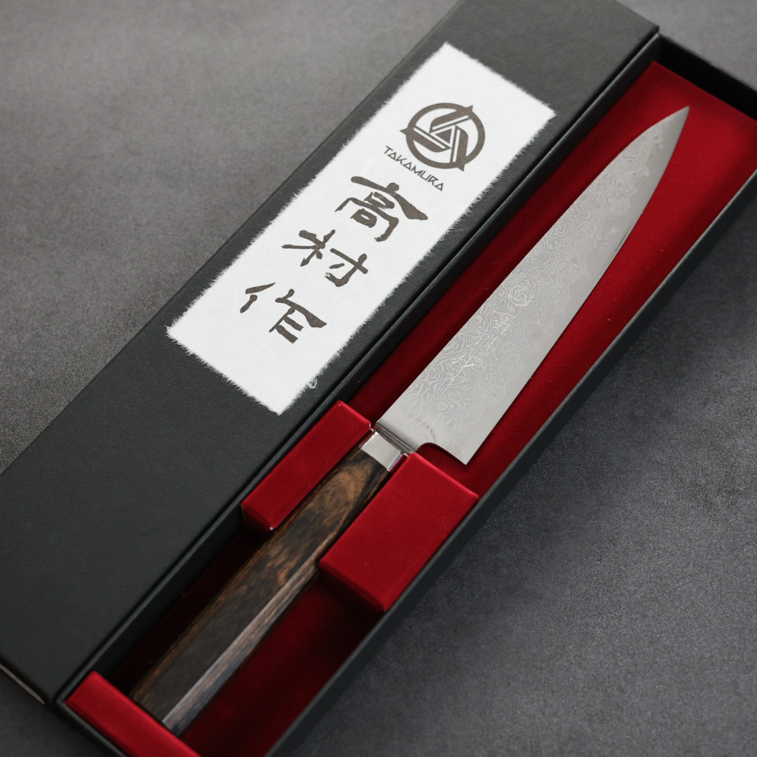 高村刃物 打雲花 蔬果刀 150mm SG2鋼 大馬士革