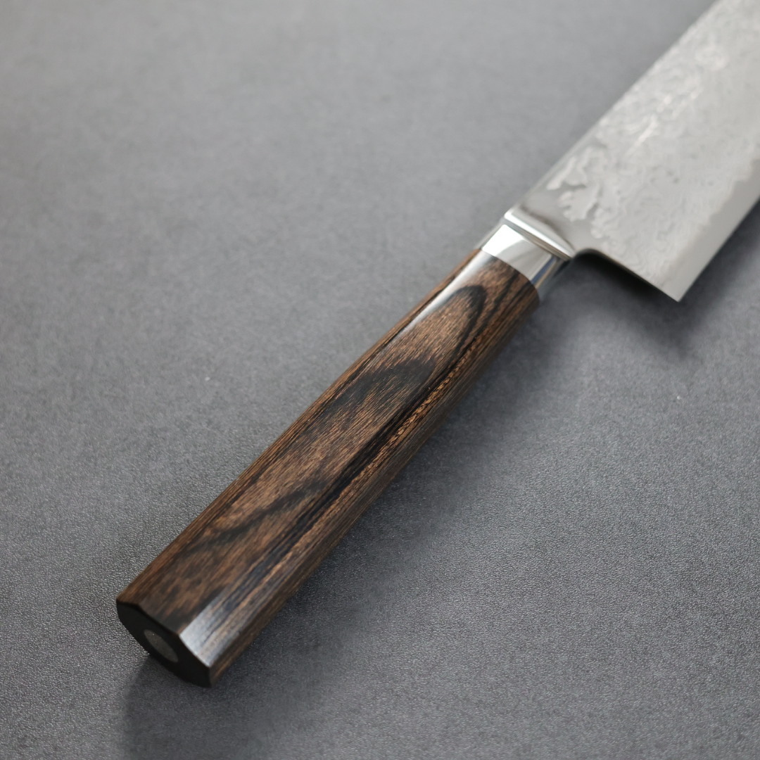 高村刃物打雲花牛刀180mm SG2鋼大馬士革