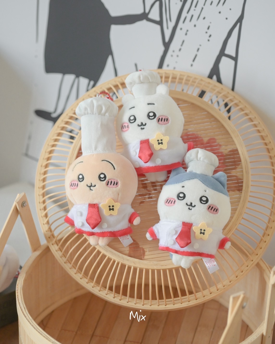 iSNEAKERS｜日本 Chiikawa 吉伊卡哇 廚師系列 吊飾 胸針 地毯