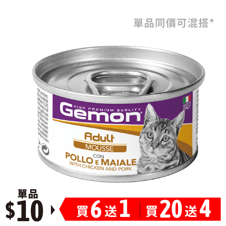 Gemon |雞肉豬肉MOUSSE 85g (GEM-1022)